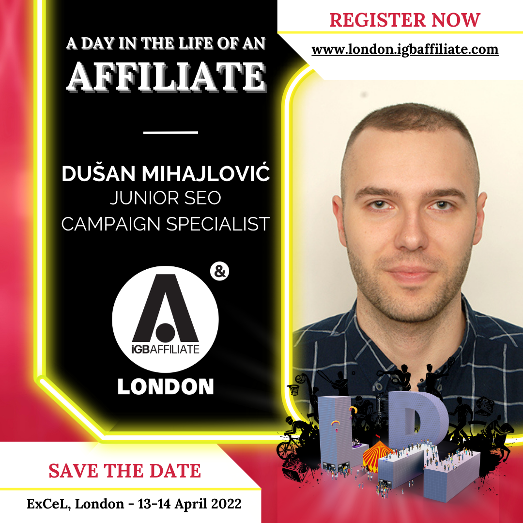 A Day in the Life of an Affiliate: Dušan Mihajlović